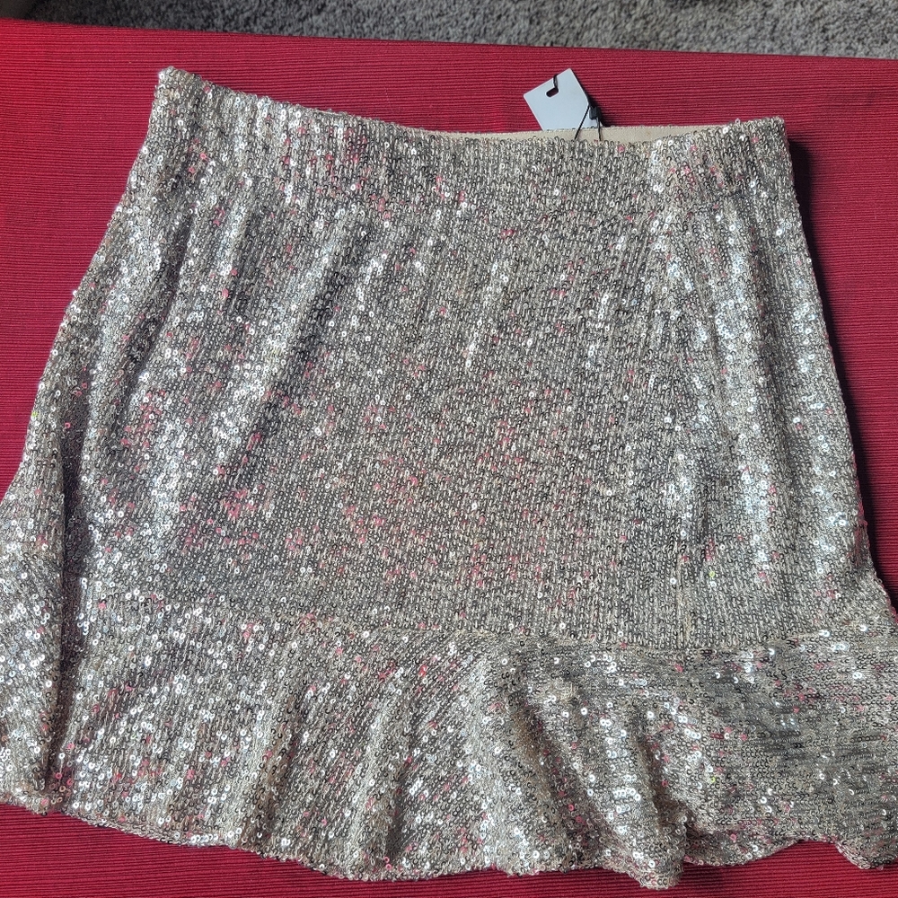 BB Dakota Steve Madden Shimmer Skirt Size Medium
